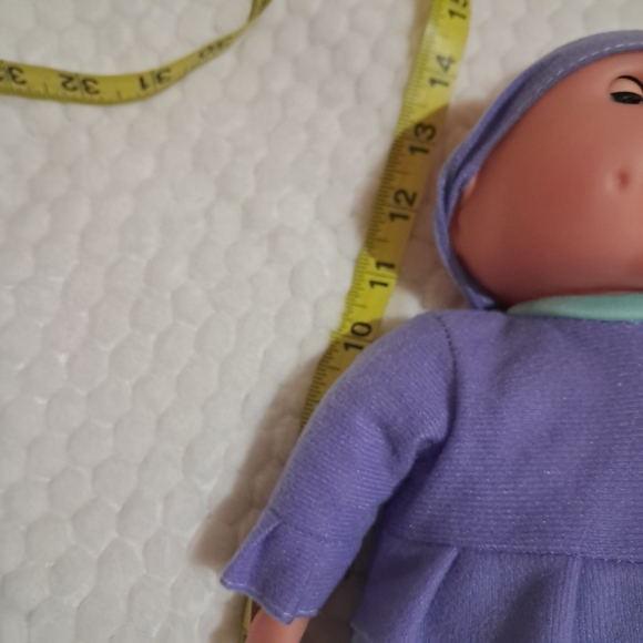 Uneeda Toys Cabbage PachPurple and Mint Baby Doll 14 In - Picture 6 of 6